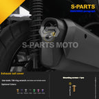 SPARTS Titanium Bolt Set for 2023 XMAX300 | Yamaha Motorcycle Titanium Bolt Upgrade