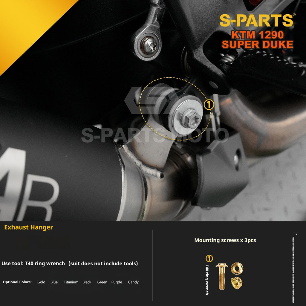 SPARTS KTM Super Duke 1290 · Full TC4 Titanium Bolt Kit｜Motorcycle Upgrade Set