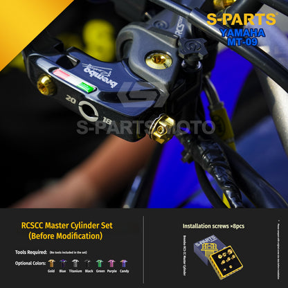 SPARTS Yamaha MT-09 Titanium Bolt Kit | TC4 Grade Motorcycle Fasteners