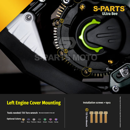 SPARTS Titanium Bolt Kit for Ultra Bee | Full Motorcycle Upgrade Set