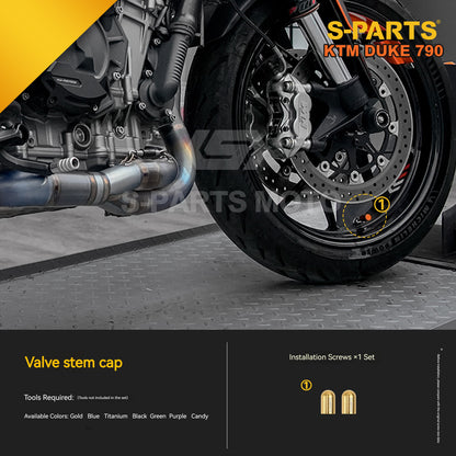 S-parts Titanium Styling & Bodywork Fairing Bolt Kit for KTM DUKE 790 | Premium Grade 5 Accessories