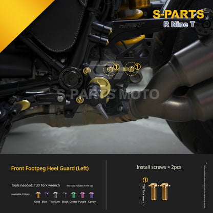 S-parts Titanium Bodywork, Frame & Styling Bolts Kit for BMW R 1250 GS Adventure