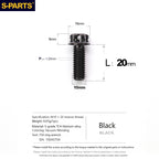SPARTS Titanium Mirror Block-Off Bolts · M8/M10 Positive & Reverse Thread · Lightweight Motorcycle Plug Bolts