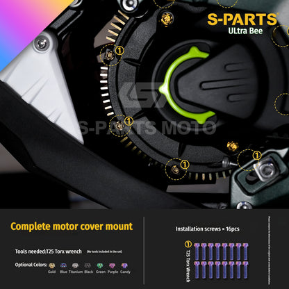 SPARTS Titanium Bolt Kit for Ultra Bee | Full Motorcycle Upgrade Set