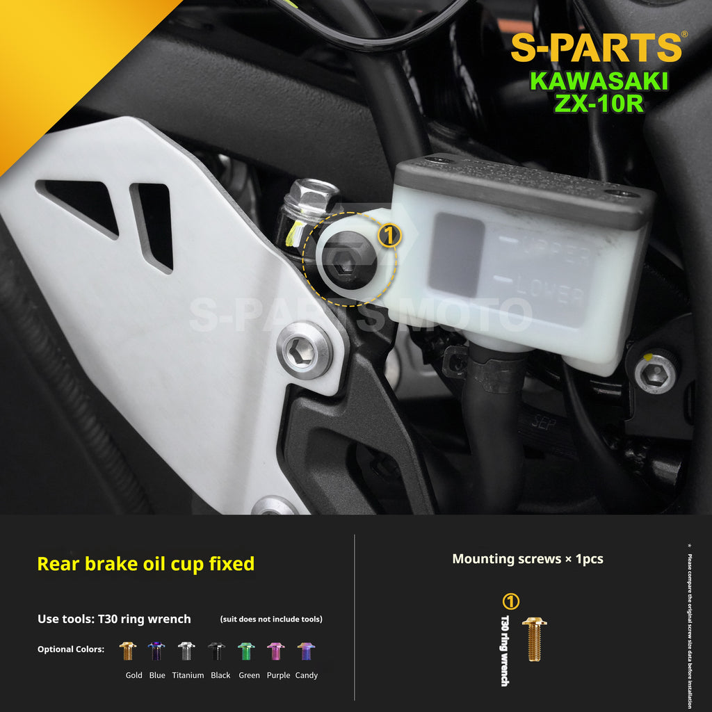 SPARTS Titanium Screw Set for Kawasaki ZX-10R 2023 –  CNC Titanium Upgrade Kit