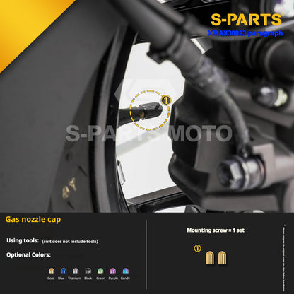 SPARTS Titanium Bolt Set for 2023 XMAX300 | Yamaha Motorcycle Titanium Bolt Upgrade