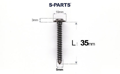 SPARTS Button Head M5×L10-35 Titanium Screws Self-Tapping Bolt