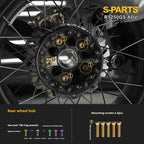 SPARTS Titanium Bolt Kit for BMW R 1250GS ADV – CNC Titanium Upgrade Kit