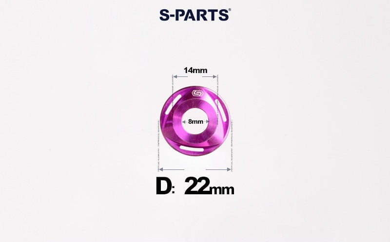 SPARTS M6/M8/M10 Titanium Rotor Washers – Electric & Motorcycle Upgrade
