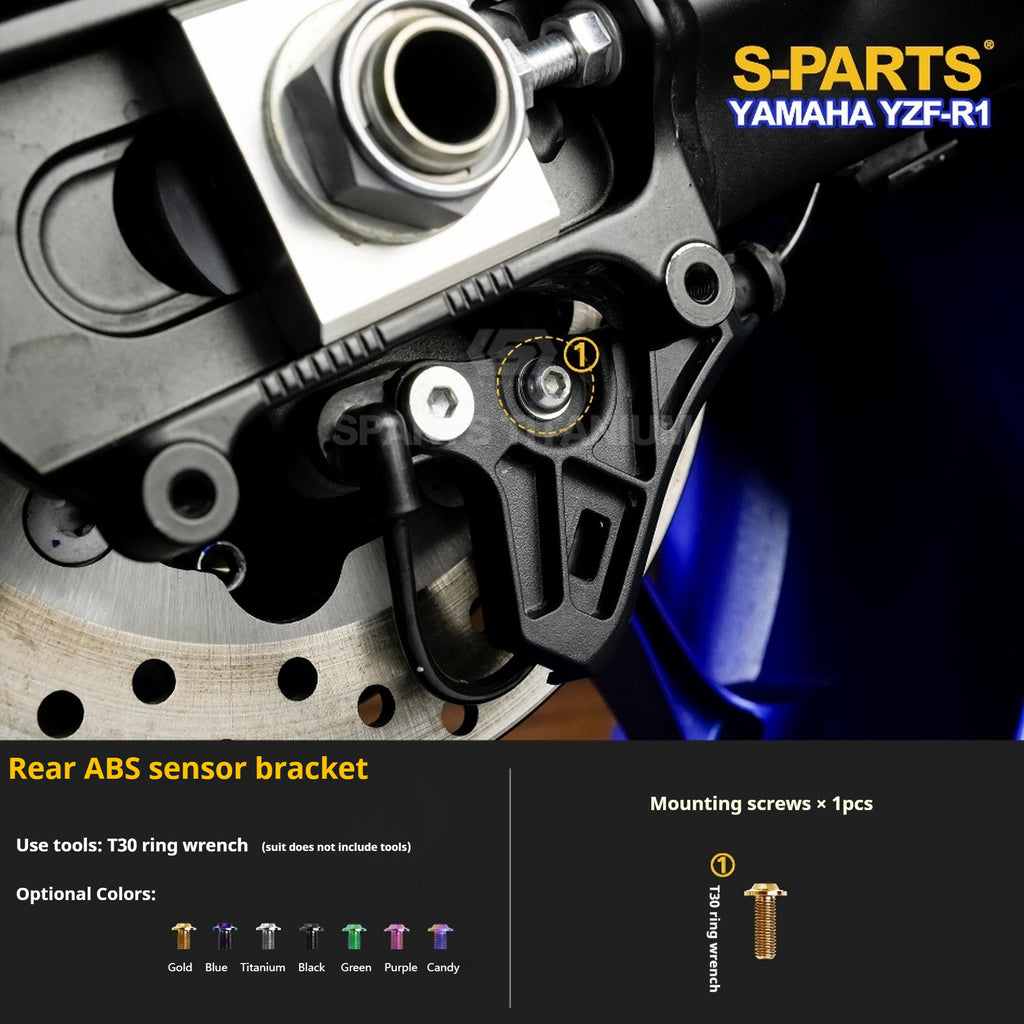 SPARTS TC4 Titanium Bolt Kit for Yamaha YZF-R1 | Motorcycle Titanium Bolt Upgrade