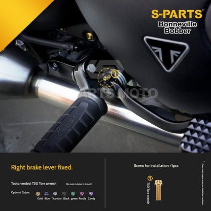 SPARTS Titanium Set Screws for Triumph Bonneville Bobber Motorcycle Modification