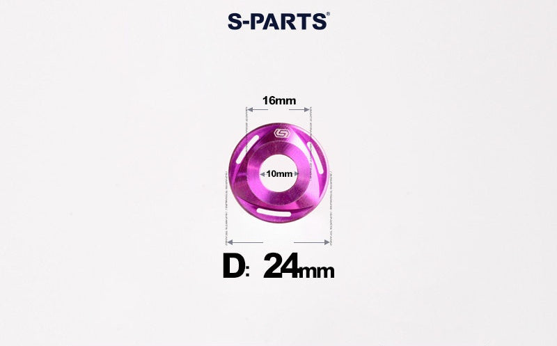 SPARTS M6/M8/M10 Titanium Rotor Washers – Electric & Motorcycle Upgrade