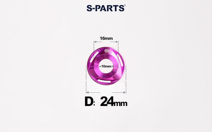 SPARTS M6/M8/M10 Titanium Rotor Washers – Electric & Motorcycle Upgrade