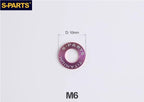 S-PARTS M3 / M4 / M5 / M6 TC4 Titanium Flat Washers for E-Bikes, Motorcycles & Bicycles