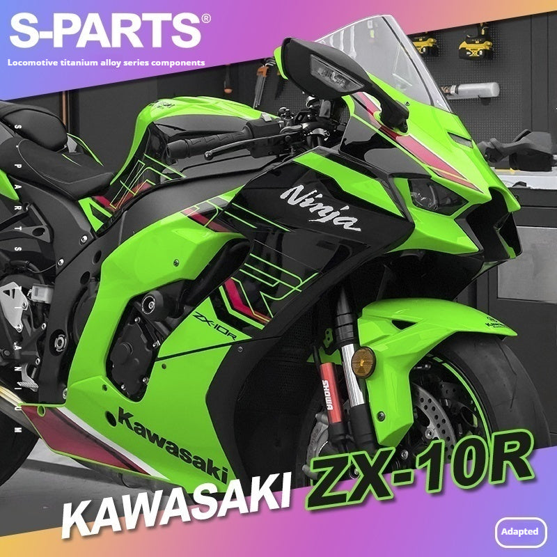 SPARTS Titanium Screw Set for Kawasaki ZX-10R 2023 – Custom Candy Color & CNC Titanium Upgrade Kit
