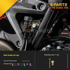 SPARTS TC4 Titanium Bolt Kit Compatible with KTM DUKE 790 – Full Motorcycle Fastener Upgrade
