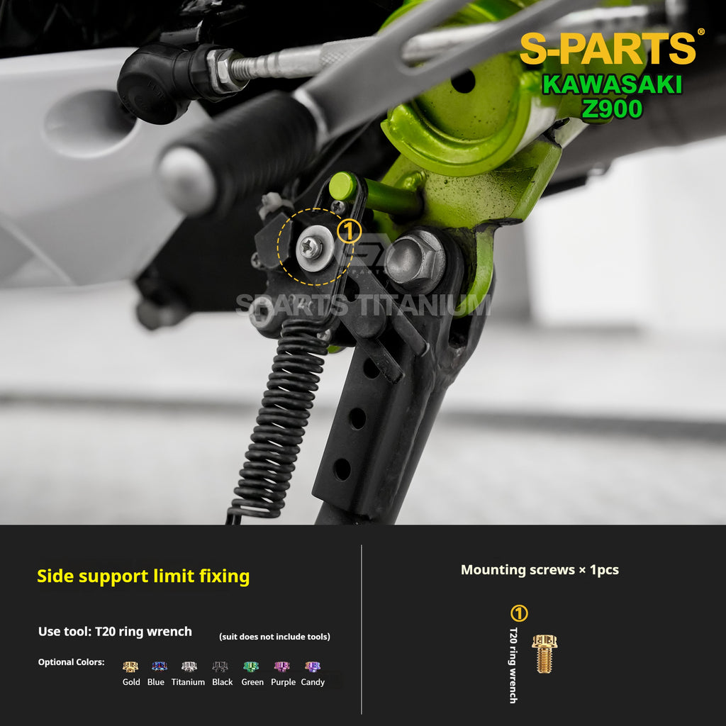 SPARTS Titanium Bolt Kit for Kawasaki Z900 2021 –  CNC Titanium Upgrade Kit - 2/2