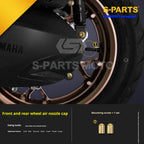 SPARTS Titanium Bolt Kit for 2021 Yamaha XMAX 300 Motorcycle Upgrade