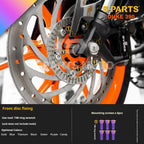 SPARTS Stan KTM DUKE 390 Dedicated · TC4 Titanium Full Motorcycle Bolt Kit