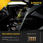 SPARTS Titanium Bolt Kit for Ultra Bee | Full Motorcycle Upgrade Set