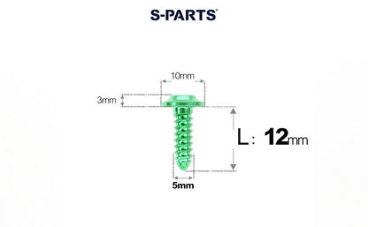 SPARTS Button Head M5×L10-35 Titanium Screws Self-Tapping Bolt