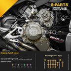 SPARTS Titanium Bolt Kit for Ducati Streetfighter V4S
