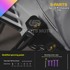 SPARTS Titanium Screw Set for Vespa Sprint/Primavera 150 – Custom Candy Color & CNC Titanium Upgrade Kit