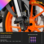 SPARTS Stan KTM DUKE 390 Dedicated · TC4 Titanium Full Motorcycle Bolt Kit