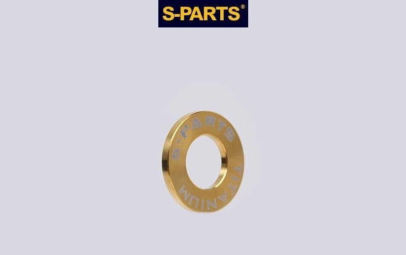 S-PARTS M3 / M4 / M5 / M6 TC4 Titanium Flat Washers for E-Bikes, Motorcycles & Bicycles