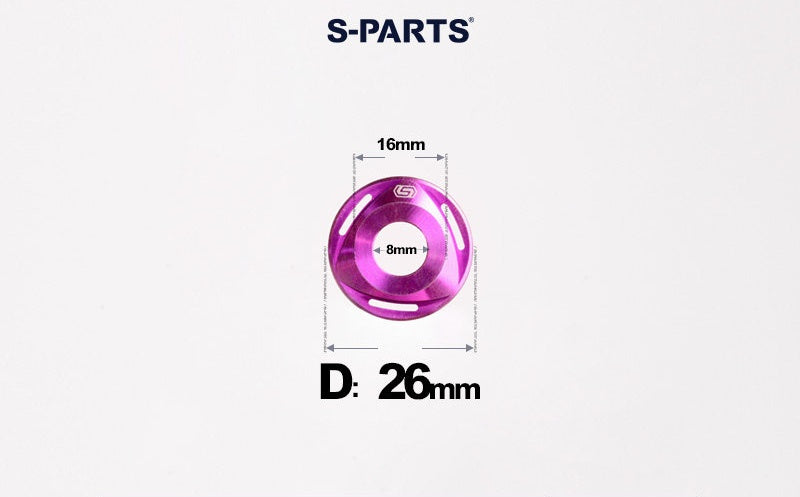 SPARTS M6/M8/M10 Titanium Rotor Washers – Electric & Motorcycle Upgrade