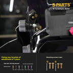 SPARTS Titanium Bolt Kit for BMW R 1250GS ADV – CNC Titanium Upgrade Kit