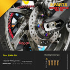 SPARTS Titanium Screw Set for Triumph Street Triple RS –CNC Titanium Upgrade Kit