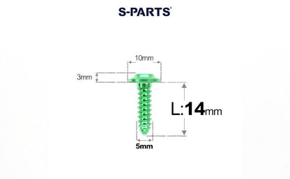 SPARTS Button Head M5×L10-35 Titanium Screws Self-Tapping Bolt