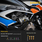 SPARTS TC4 Titanium Bolt Kit Compatible with BMW S1000RR — Full Motorcycle Upgrade Fastener Set