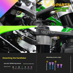 SPARTS Titanium Screw Set for Kawasaki ZX-10R 2023 –  CNC Titanium Upgrade Kit