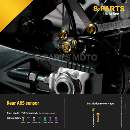 SPARTS Titanium Bolt Kit for Ultra Bee | Full Motorcycle Upgrade Set