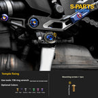 SPARTS TC4 Titanium Bolt Kit Compatible with BMW S1000RR — Full Motorcycle Upgrade Fastener Set