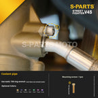 SPARTS Titanium Bolt Kit for Ducati Streetfighter V4S