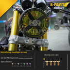 SPARTS BMW RnineT Titanium Alloy Motorcycle Bolt Upgrade Kit