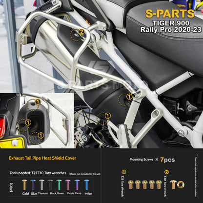 SPARTS Triumph Tiger 900 Rally Pro (2020–2023) Motorcycle Modified Titanium Alloy Bolts