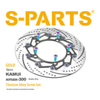 SPARTS Titanium Bolt Kit for 2021 Yamaha XMAX 300 Motorcycle Upgrade