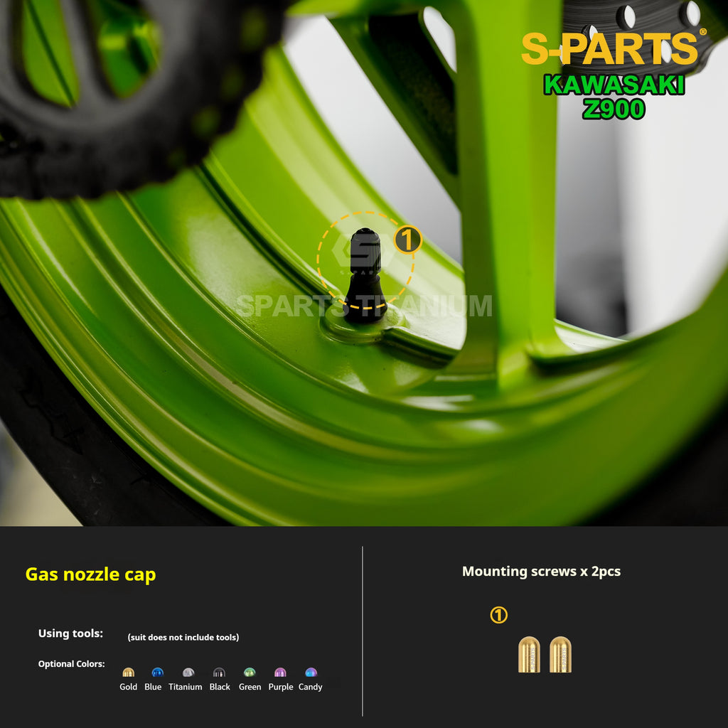 SPARTS TC4 Titanium Bolt Kit for Kawasaki Z900 2021 | Motorcycle Titanium Bolt Upgrade