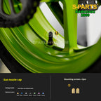 SPARTS TC4 Titanium Bolt Kit for Kawasaki Z900 2021 | Motorcycle Titanium Bolt Upgrade