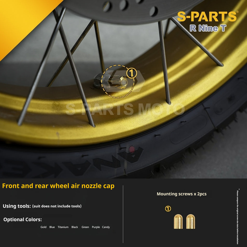 SPARTS BMW RnineT Titanium Alloy Motorcycle Bolt Upgrade Kit