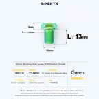 SPARTS Titanium Mirror Block-Off Bolts · M8/M10 Positive & Reverse Thread · Lightweight Motorcycle Plug Bolts