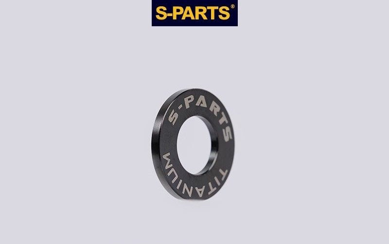 S-PARTS M3 / M4 / M5 / M6 TC4 Titanium Flat Washers for E-Bikes, Motorcycles & Bicycles