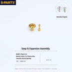 SPARTS Titanium Bolt Kit for 2021 Yamaha XMAX 300 Motorcycle Upgrade