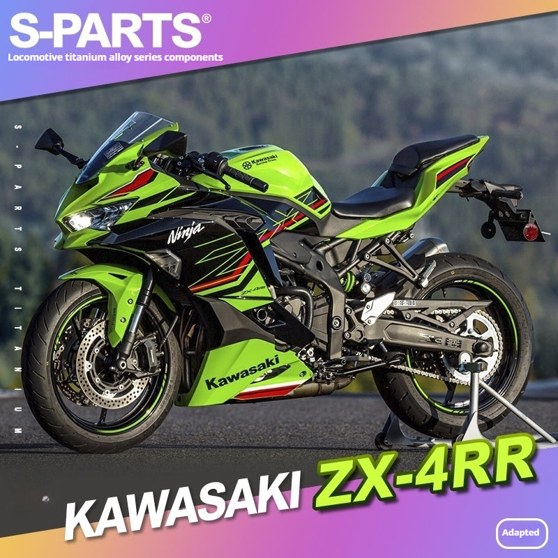 SPARTS TC4 Titanium Bolt Kit for Kawasaki ZX-4RR | Motorcycle Titanium Bolt Upgrade