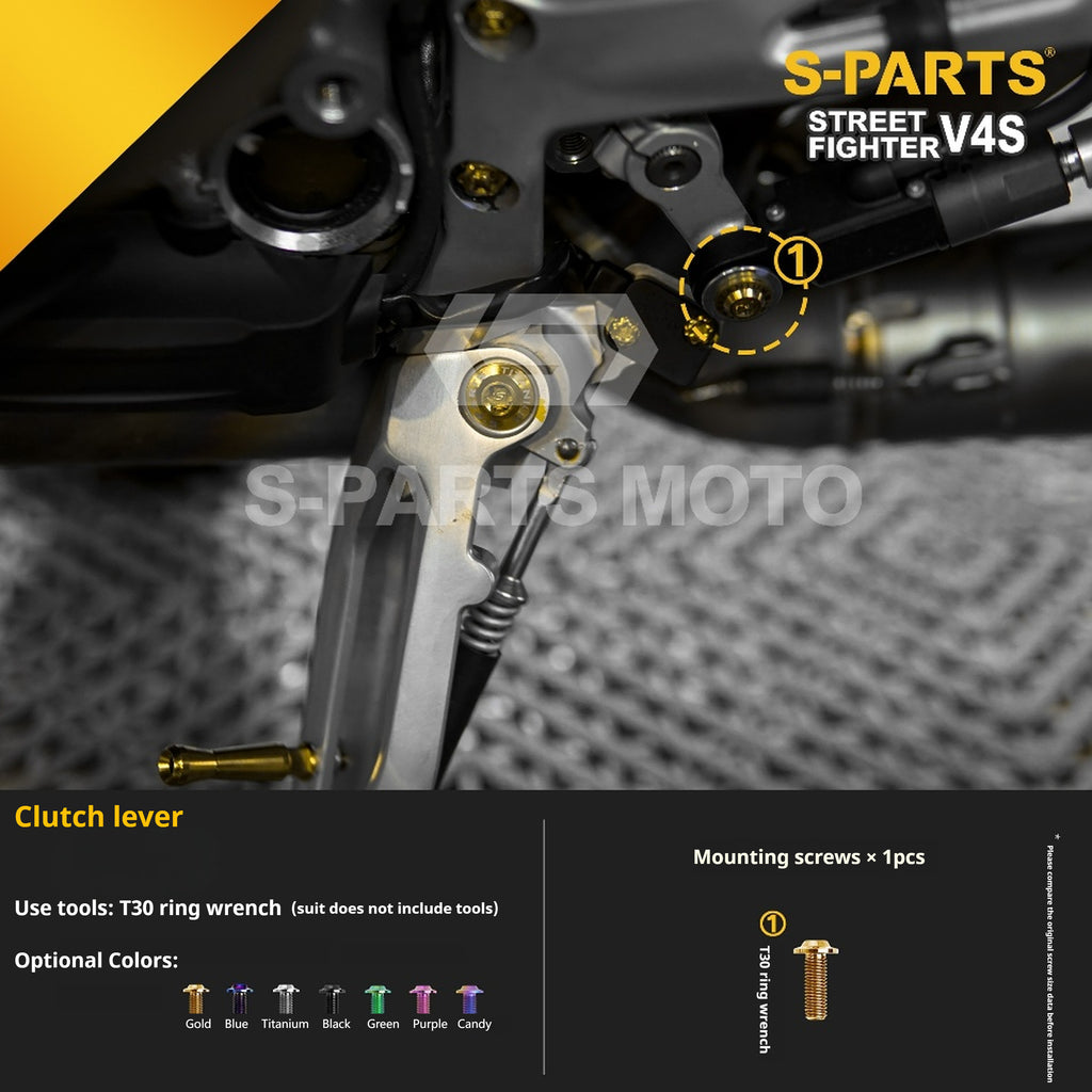 SPARTS Titanium Bolt Kit for Ducati Streetfighter V4S