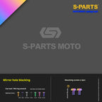 SPARTS Titanium Bolt Kit for 2021 Yamaha XMAX 300 Motorcycle Upgrade